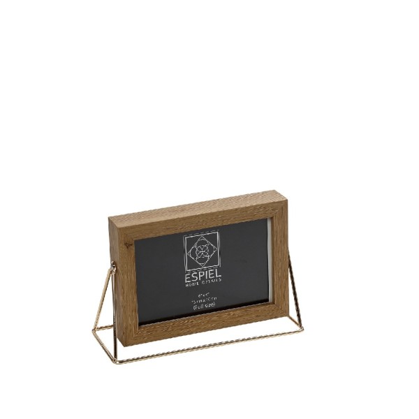 ΚΟΡΝΙΖΑ ΞΥΛ. ΧΡΥΣΗ ΒΑΣΗ 15X10 | Συσκευασία 4 τμχ