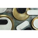 DIS. ΣΤΡΟΓΓΥΛΟ ΜΑΥΡΟ ΠΙΑΤΟ ΑΠΌ ΜΑΡΜΑΡΟ  15Χ1ΕΚ | Συσκευασία 3 τμχ