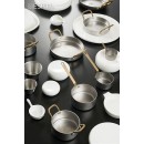 SNOW GREY ΝΤΙΠΑΚΙ ΚΩΝΙΚΟ SS18/10 6,3Χ4,3ΕΚ. | Συσκευασία 6 τμχ