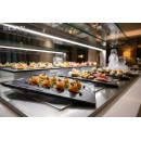 ΠΛΑΤΩ ΣΕΡΒΙΡΙΣΜΑΤΟΣ ΑΠΟ ΜΑΡΜΑΡΟ ΜΑΥΡΟ 10mm GN1/1 53x32.5ΕΚ