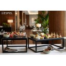 ΠΛΑΤΩ ΣΕΡΒΙΡΙΣΜΑΤΟΣ ΑΠΟ ΜΑΡΜΑΡΟ ΜΑΥΡΟ 10mm GN1/1 53x32.5ΕΚ