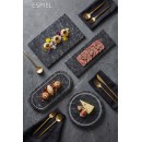 ΠΛΑΤΩ ΣΕΡΒΙΡΙΣΜΑΤΟΣ ΑΠΟ ΜΑΡΜΑΡΟ ΜΑΥΡΟ 10mm GN1/1 53x32.5ΕΚ