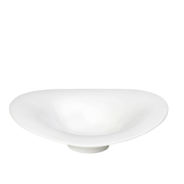 FLOW IVORY ΠΙΑΤΟ ΒΑΘΥ WAVY 31,2X30X8,8CM | Συσκευασία 2 τμχ