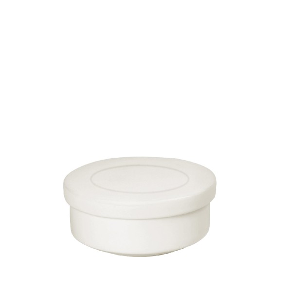 SIDERS IVORY ΔΟΧΕΙΟ ΜΕ ΚΑΠΑΚΙ 150ML 9,5X9,5X4,8CM | Συσκευασία 6 τμχ