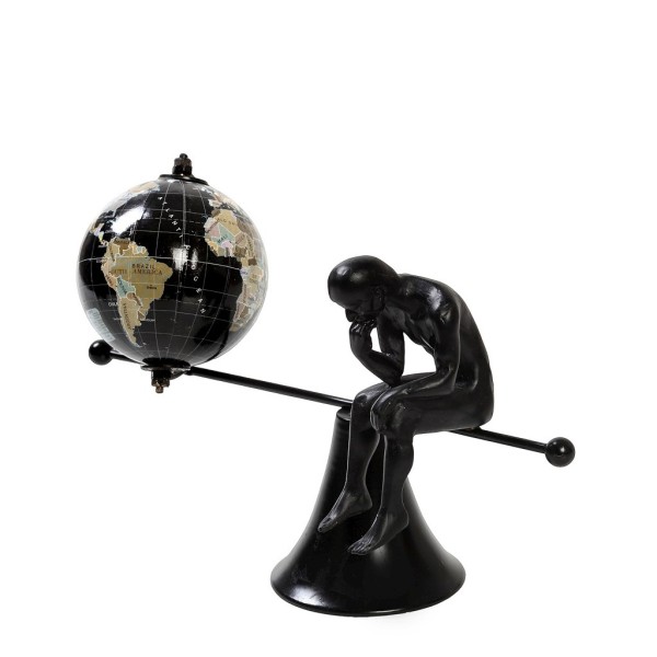 ΑΝΤΡΙΚΗ ΦΙΓΟΥΡΑ ΚΑΙ ΥΔΡΟΓΕΙΟΣ ΠΕΡΙΣΤΡ. ΣΕ ΒΑΣΗ ΠΟΛΥΡΕΖ. ΜΑΥΡΟ 15,5ΕΚ | Συσκευασία 2 τμχ