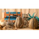 ΦΑΝΑΡΙ ΜΕΤΑΛ. ΓΚΡΙ ΠΛΕΓΜΑ 25,5ΕΚ | Συσκευασία 2 τμχ