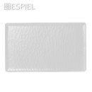 WHITE ΔΙΣΚΟΣ ΜΠΟΥΦΕ GN1/1 53Χ32,5ΕΚ WAVY MATTE ΜΕΛΑΜΙΝΗΣ | Συσκευασία 6 τμχ