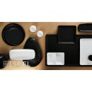 BLACK ΓΟΝΔΟΛΑ ΟΡΘ. 33,5Χ13,5ΕΚ WAVY MATTE ΜΕΛΑΜΙΝΗΣ  (smA) | Συσκευασία 6 τμχ