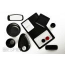 BLACK ΓΟΝΔΟΛΑ ΟΡΘ. 33,5Χ13,5ΕΚ WAVY MATTE ΜΕΛΑΜΙΝΗΣ  (smA) | Συσκευασία 6 τμχ