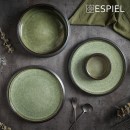 PEBBLE ΜΠΩΛ ΣΤΡΟΓΓΥΛΟ ΚΑΦΕ-ΠΡΑΣΙΝΟ 16,5Χ16,5Χ5ΕΚ | Συσκευασία 2 τμχ