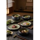 PEBBLE ΜΠΩΛ ΣΤΡΟΓΓΥΛΟ ΚΑΦΕ-ΠΡΑΣΙΝΟ 16,5Χ16,5Χ5ΕΚ | Συσκευασία 2 τμχ