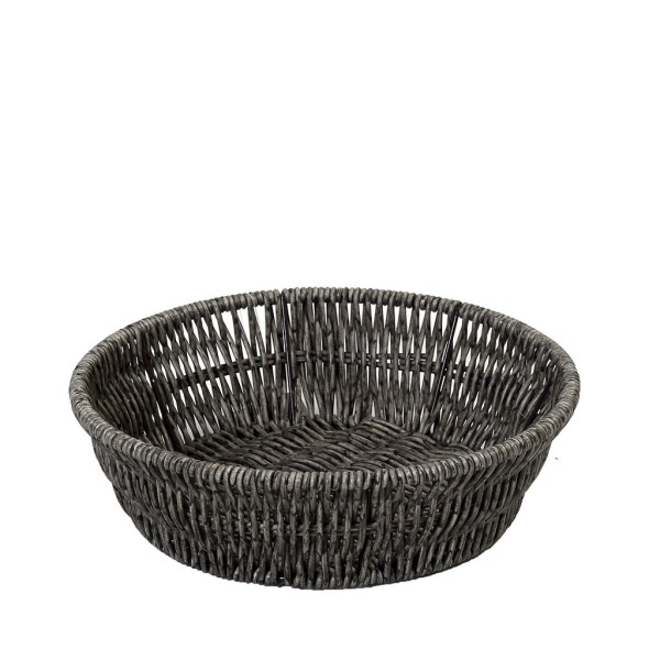 ΨΩΜΙΕΡΑ SYNTH. RATTAN ΣΤΡΟΓΓ. L ΓΚΡΙ D25X7EK | Συσκευασία 6 τμχ