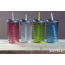 DIS. ΠΟΤΗΡΙ ΜΕ ΚΑΠ.&ΚΑΛΑΜ. 475ML 8.5χ16ΕΚ. ASS4COLORS | Συσκευασία 12 τμχ