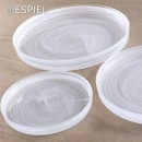 DIS. ATLAS ΠΙΑΤΟ ''ALABASTER'' ΛΕΥΚΟ 21ΕΚ | Συσκευασία 6 τμχ