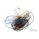 DIS. ATLAS ΠΙΑΤΕΛΑ ΟΒΑΛ ALABASTER ΜΑΥΡΗ 27χ14ΕΚ | Συσκευασία 6 τμχ