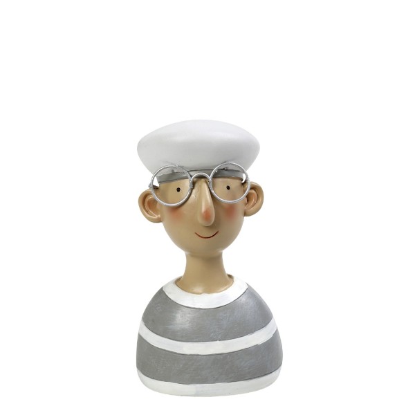 ΝΑΥΤΗΣ ΡΙΓΕ ΓΚΡΙ  9X7X16,5CM. | Συσκευασία 2 τμχ