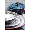 DIS. ROMA ΠΙΑΤΟ ΡΗΧΟ ΣΤΡΟΓΓ. ΣΧΕΔ: ΜΑΥΡΟ-ΚΟΚΚΙΝΟ 27χ3ΕΚ. | Συσκευασία 6 τμχ