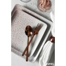 DIS. ARTISTI ΠΙΑΤΟ ΡΗΧΟ ΤΕΤΡΑΓΩΝΟ ΣΧΕΔ:ΚΡΕΜ-ΚΑΦΕ 27χ3ΕΚ. | Συσκευασία 6 τμχ