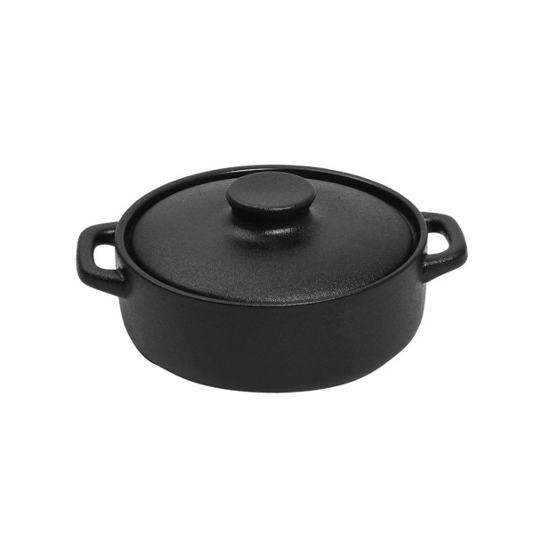 LAVA ΚΑΤΣΑΡΟΛΑ ΡΗΧΗ STONEWARE ΜΑΥΡΗ 580ML D: 15,8 H: 5,8CM | Συσκευασία 2 τμχ