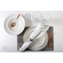 ΣΟΥΠΛΑ PVC ΓΚΡΙ ''ΞΥΛΟ'' 45Χ30ΕΚ. (smA) | Συσκευασία 6 τμχ