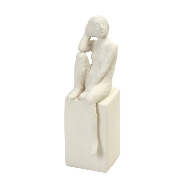 ΚΑΘΙΣΤΗ ΦΙΓΟΥΡΑ ΣΕ ΒΑΣΗ ΠΟΛΥΡΕΖ. ΛΕΥΚΟ 8Χ6Χ20,5ΕΚ | Συσκευασία 4 τμχ