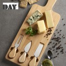 DAY ΣΕΤ3 ΕΠΙΦΑΝΕΙΑ ΚΟΠΗΣ ΤΥΡΙΩΝ & ΜΑΧΑΙΡΙΑ BAMBOO 42X15X40EK. | Συσκευασία 12 τμχ