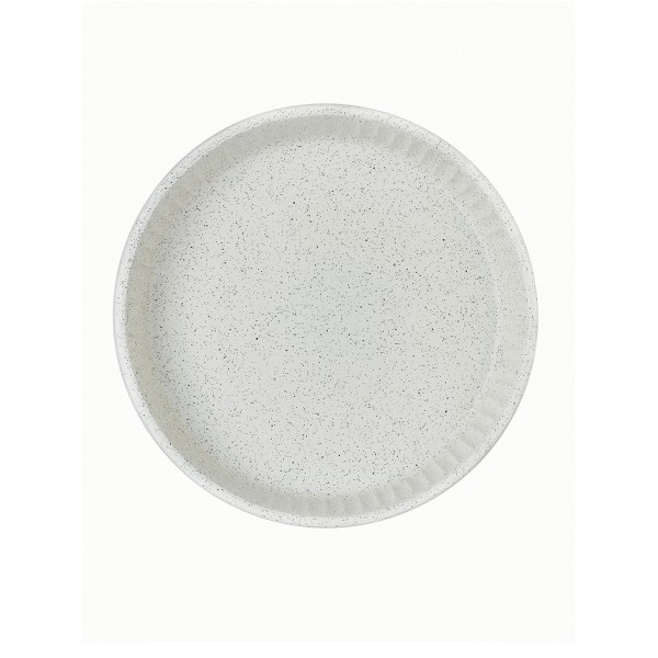 UP.OR. BORCAM NON-STICK WHITE TART TRAY TEMP. 1720CC H: 4,5 D: 26CM P/216 GB1.OB6 (smC)