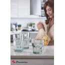 DIS. AWARE CASABLANCA LD 295CC MADE OF REC. GLASS H: 12 D: 7,8CM GB4.OB24… | Συσκευασία 4 τμχ