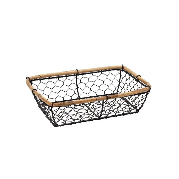 ΚΑΛΑΘΙ ΜΕΤΑΛ. ΜΑΥΡΟ ΟΡΘΟΓ. 32Χ22Χ8.5ΕΚ | Συσκευασία 2 τμχ