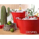 DIS. ΣΑΜΠΑΝΙΕΡΑ ΚΟΚΚΙΝΗ D: 25 H: 23CM | Συσκευασία 2 τμχ