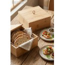 ΔΟΧΕΙΟ ΜΕ ΚΑΠΑΚΙ BAMBOO ΤΕΤΡ. 15X15X7EK | Συσκευασία 4 τμχ