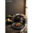 LAVA ΠΙΑΤΟ ΣΤΡΟΓΓ. STONEWARE ΜΑΥΡΟ 27χ27χ2.3ΕΚ. | Συσκευασία 4 τμχ