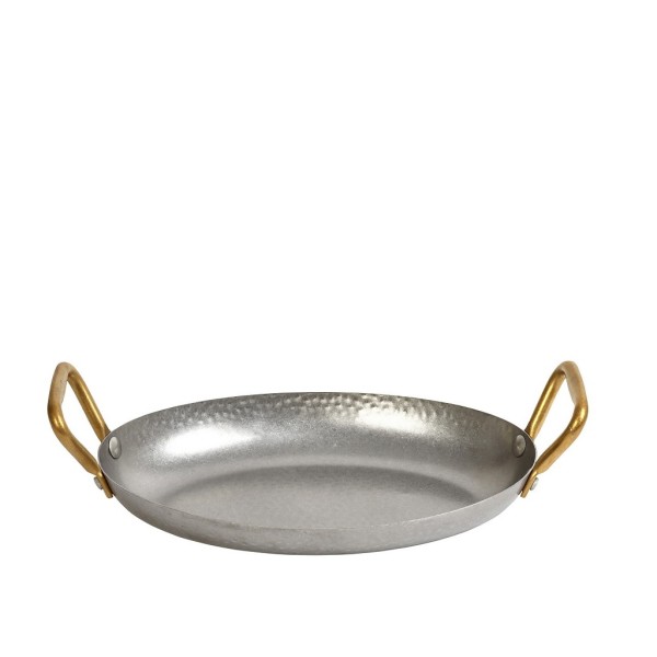 SNOW GREY ΣΑΓΑΝΑΚΙ ''ΣΦΥΡΗΛΑΤΟ'' ΟΒΑΛ 1,2mm SS18/0 28(32,5 INCL. HANDLES)X18X4CM