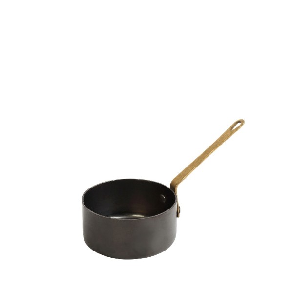 SNOW BLACK ΚΑΤΣΑΡΟΛΑΚΙ ΜΕ ΜΟΝΗ ΛΑΒΗ 3-PLY SS18/10-SS18/0 160ML D: 7,7 H: 4CM | Συσκευασία 2 τμχ