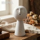 ΔΙΑΚΟΣΜΗΤΙΚΗ ΦΙΓΟΥΡΑ ''ΠΡΟΣΩΠΟ'' ΚΕΡΑΜ. ΛΕΥΚΟ 26ΕΚ