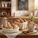 DIS. ΚΑΛΑΘΙ ΤΕΤΡΑΓΩΝΟ JUTE/COTTON 20X19X15EK. | Συσκευασία 3 τμχ