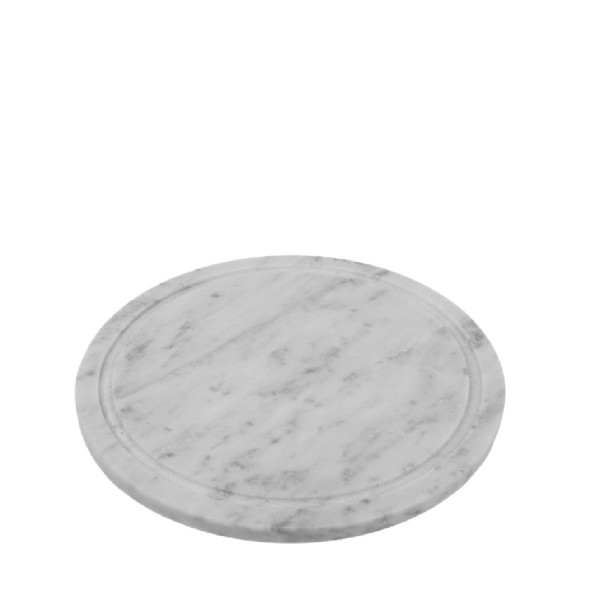 ΣΤΡΟΓΓΥΛΟ ΛΕΥΚΟ ΠΙΑΤΟ ΜΕ ΑΥΛΑΚΙ ΑΠΟ ΜΑΡΜΑΡΟ  25Χ1ΕΚ | Συσκευασία 2 τμχ