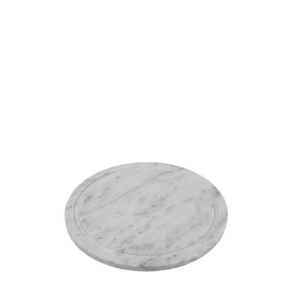 ΣΤΡΟΓΓΥΛΟ ΛΕΥΚΟ ΠΙΑΤΟ ΜΕ ΑΥΛΑΚΙ ΑΠΌ ΜΑΡΜΑΡΟ  15Χ1ΕΚ | Συσκευασία 3 τμχ