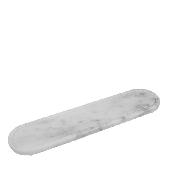 ΟΡΘΟΓΩΝΙΟΣ ΛΕΥΚΟΣ ΔΙΣΚΟΣ ΜΕ ΑΥΛΑΚΙ ΑΠΌ ΜΑΡΜΑΡΟ 30x7x1ΕΚ | Συσκευασία 3 τμχ