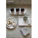 ΟΡΘΟΓΩΝΙΟΣ ΛΕΥΚΟΣ ΔΙΣΚΟΣ ΜΕ ΑΥΛΑΚΙ ΑΠΌ ΜΑΡΜΑΡΟ 25x9x1ΕΚ | Συσκευασία 3 τμχ