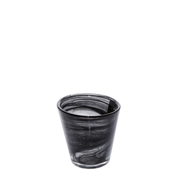 DIS. ATLAS ΠΟΤΗΡΙ ALABASTER ΜΑΥΡΟ 120ML 7x7 | Συσκευασία 6 τμχ