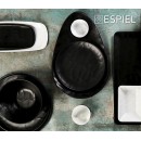 BLACK ΓΟΝΔΟΛΑ ΟΡΘ. 40,5Χ16,5ΕΚ WAVY MATTE ΜΕΛΑΜΙΝΗΣ | Συσκευασία 6 τμχ