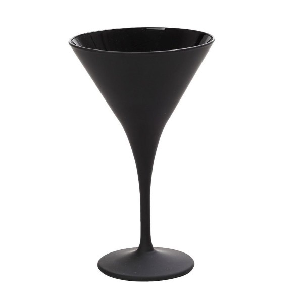 DIS. MAYA BLACK ΠΟΤΗΡΙ MARTINI ''ΚΩΝΙΚΟ'' ΜΑΥΡΟ MAT 250CC 10,5Χ17,5ΕΚ | Συσκευασία 6 τμχ