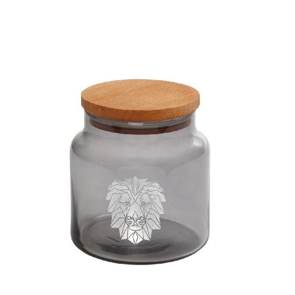 DIS. JUNGLE LION ΑΣΗΜΙ ΔΟΧΕΙΟ ΜΕ ΚΑΠΑΚΙ 635ML 10X11EK | Συσκευασία 4 τμχ