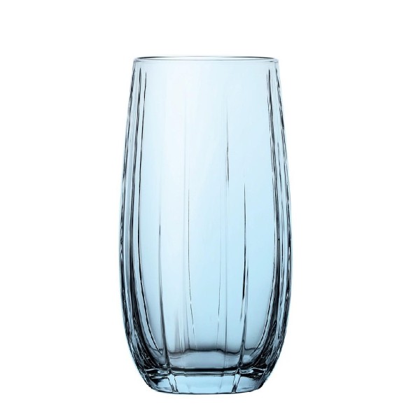 DIS. LINKA LONG DRINK 500CC LIGHT BLUE H: 15 D: 5CM P/720 GB6.OB24. (smA) | Συσκευασία 6 τμχ
