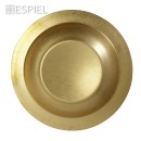 ANTIQUE STONEWASH GOLD ΠΙΑΤΟ ΒΑΘΥ SS 18/10 23Χ23Χ3ΕΚ. | Συσκευασία 2 τμχ