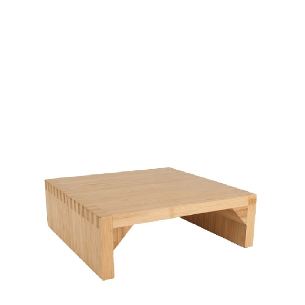 ΣΤΑΝΤ ΤΕΤΡΑΓ. BAMBOO 2CM THICK. 30Χ30Χ10ΕΚ. | Συσκευασία 2 τμχ