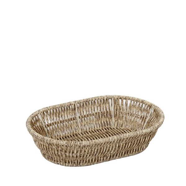 ΨΩΜΙΕΡΑ SYNTH. RATTAN ΟΒΑΛ S ΜΠΕΖ 22Χ14Χ5ΕΚ (smA) | Συσκευασία 6 τμχ