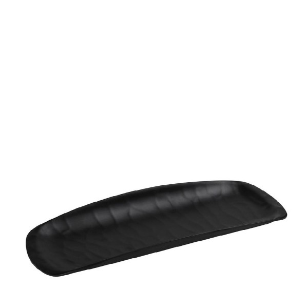 BLACK ΓΟΝΔΟΛΑ ΟΡΘ. 33,5Χ13,5ΕΚ WAVY MATTE ΜΕΛΑΜΙΝΗΣ  (smA) | Συσκευασία 6 τμχ