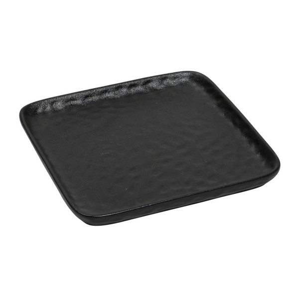 LAVA ΠΙΑΤΟ ΤΕΤΡΑΓ. STONEWARE ΜΑΥΡΟ 26χ26χ2.3ΕΚ. | Συσκευασία 4 τμχ